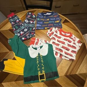 Hanna Andersson size 8 pajama lot of 6 used condition. FLAWS